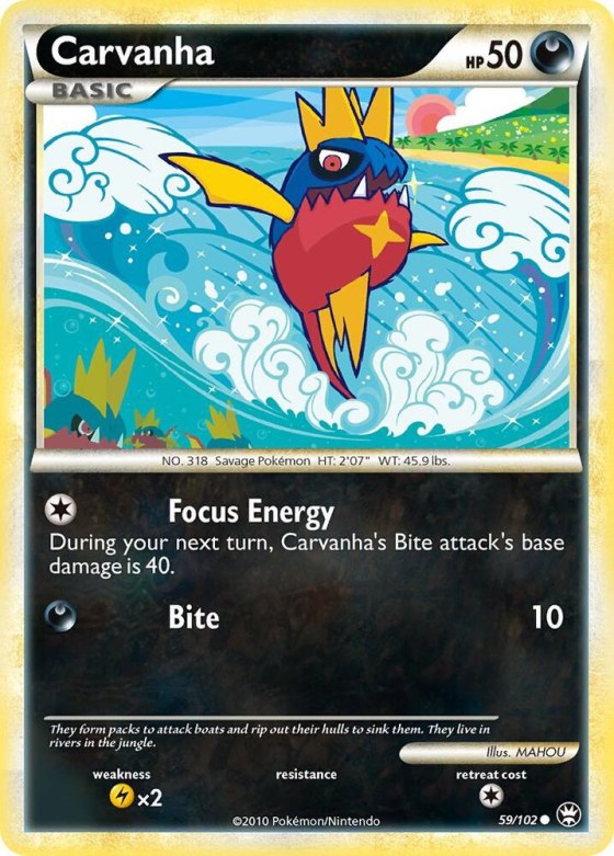 Carvanha - Reverse Holo