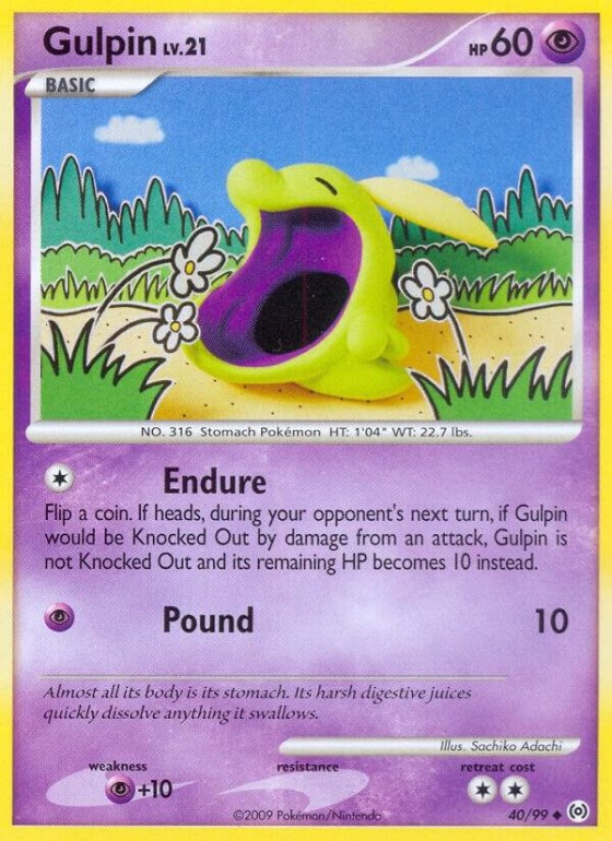 Gulpin (40) - Reverse Holo