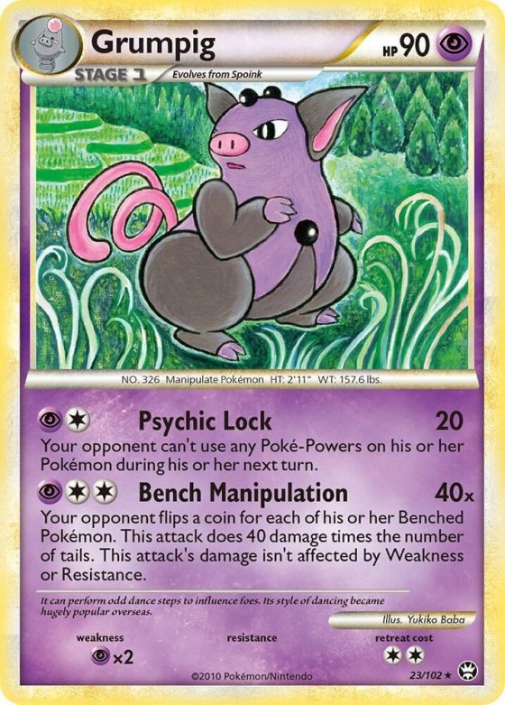Grumpig - Reverse Holo
