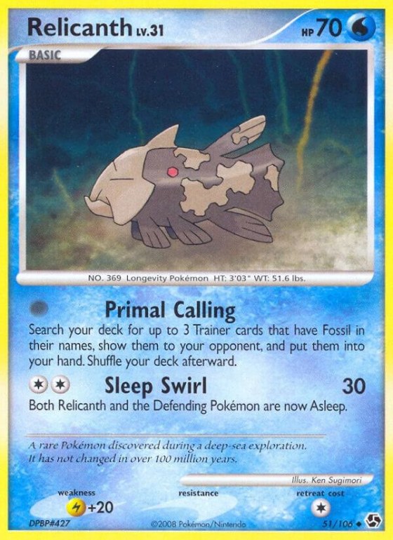 Relicanth - Reverse Holo