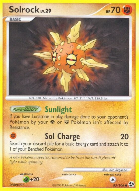 Solrock - Reverse Holo