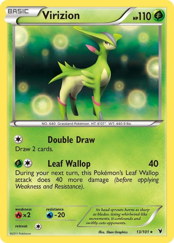 Virizion - Reverse Holo