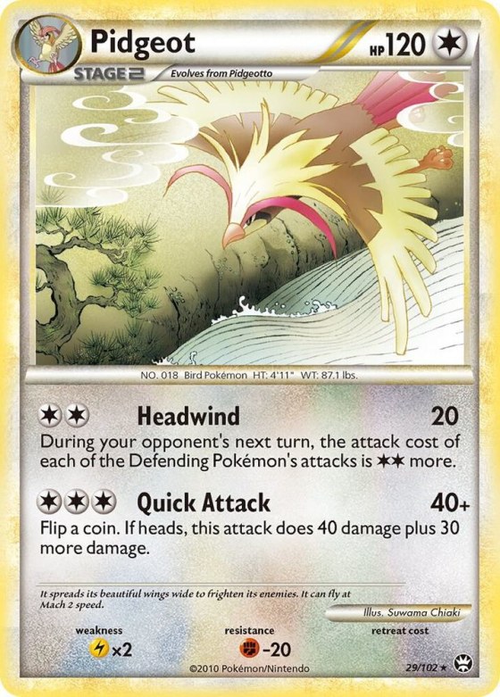 Pidgeot - Reverse Holo