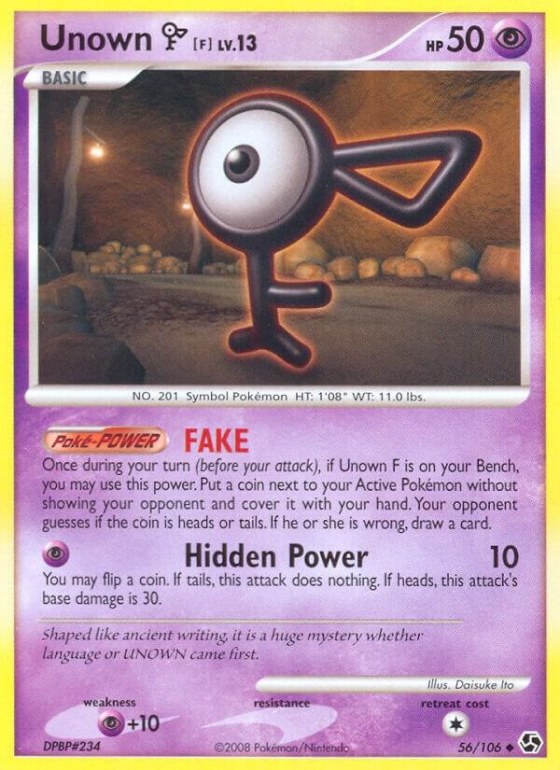 Unown [F] - Reverse Holo