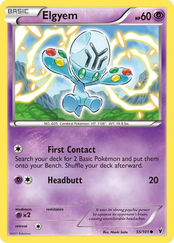 Elgyem (55) - Reverse Holo