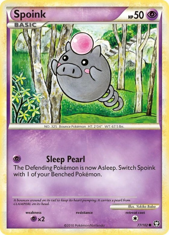 Spoink - Reverse Holo