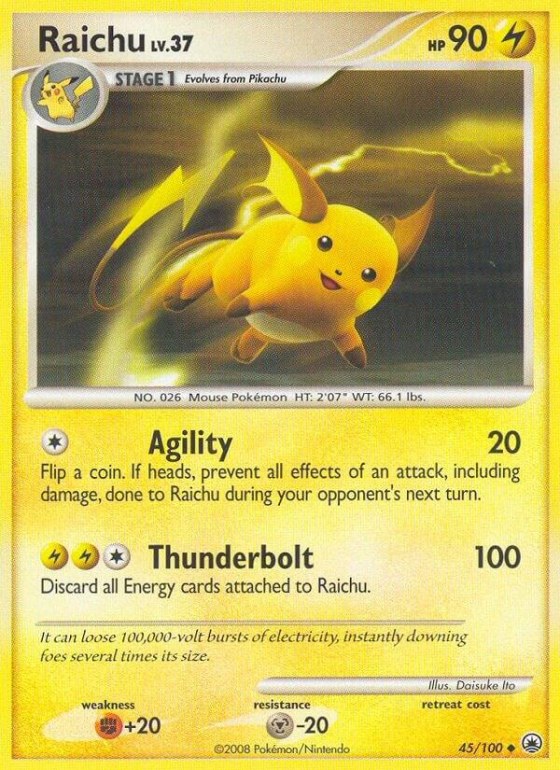 Raichu - Reverse Holo