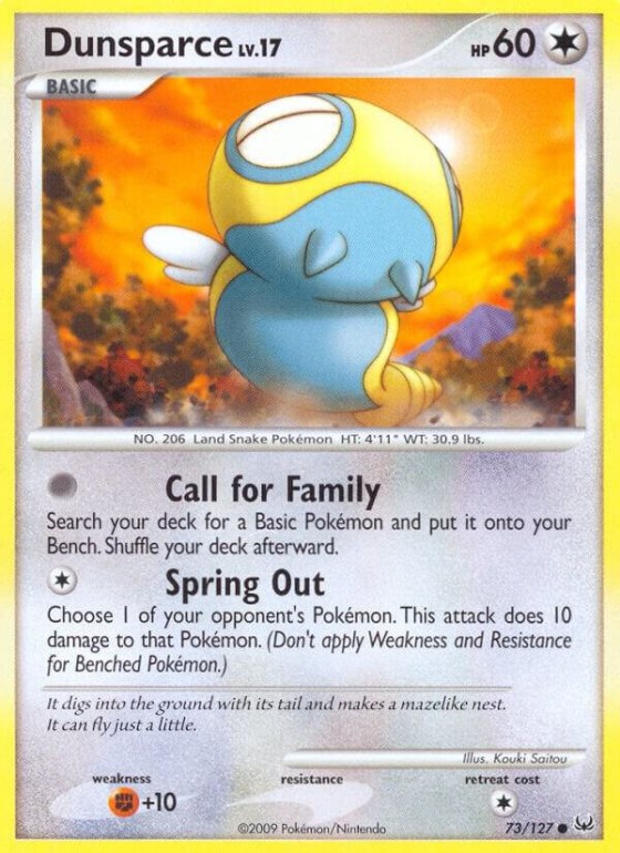 Dunsparce - Reverse Holo