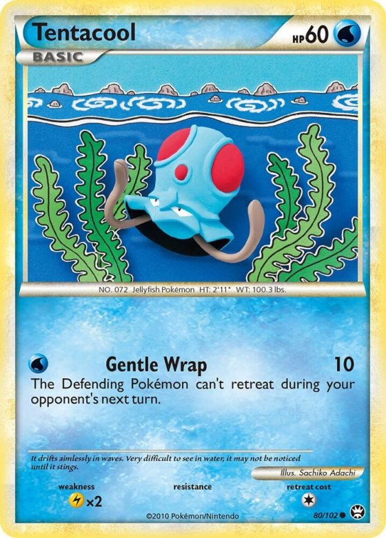 Tentacool - Reverse Holo