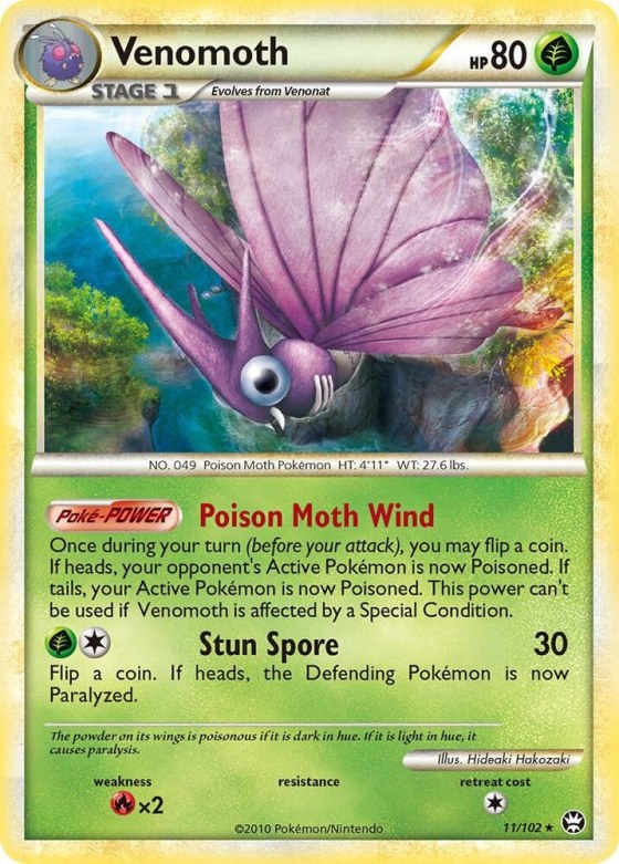 Venomoth - Reverse Holo