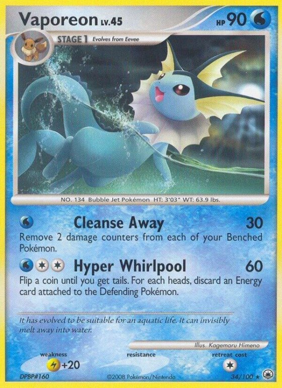 Vaporeon - Reverse Holo