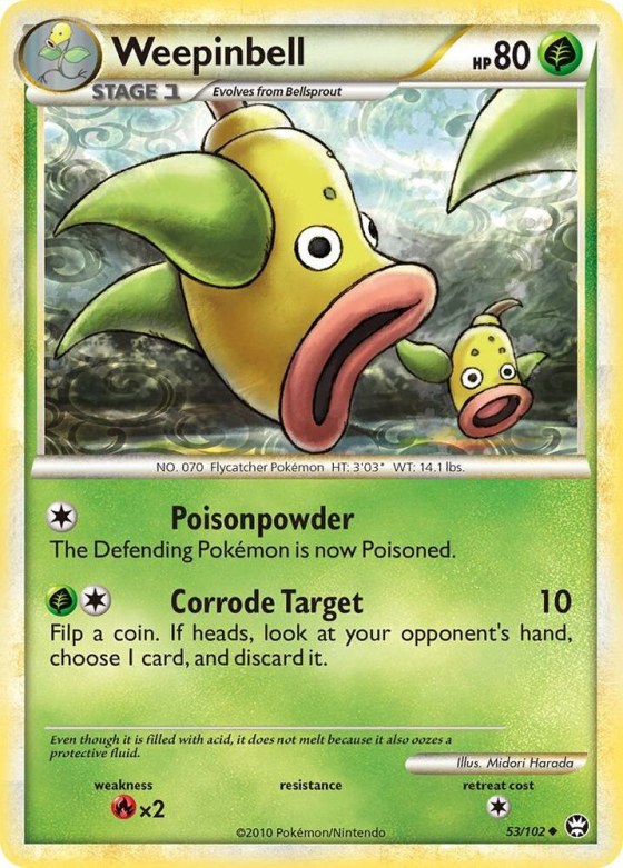 Weepinbell - Reverse Holo