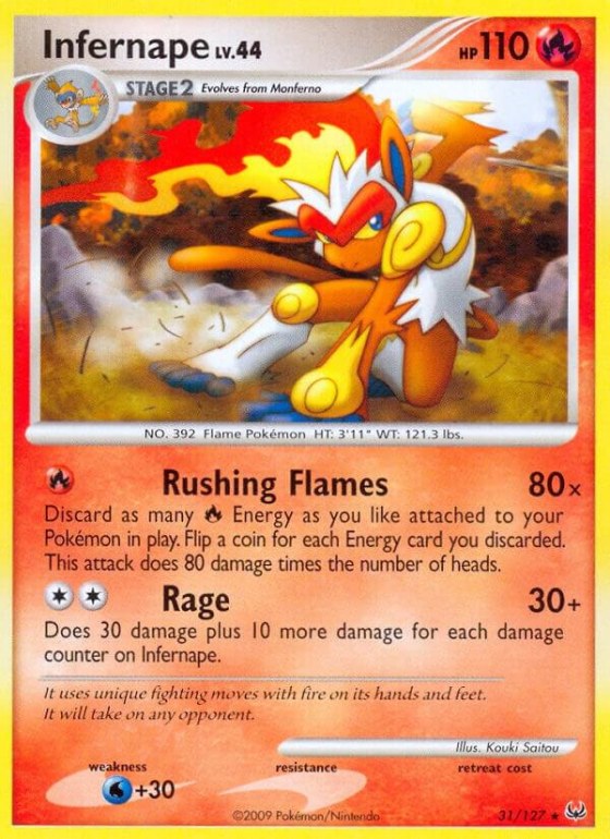 Infernape - Reverse Holo