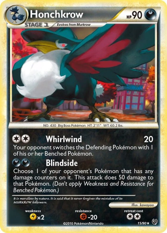 Honchkrow (15) - Reverse Holo