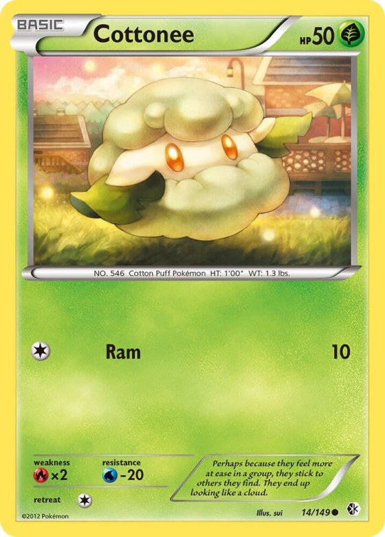 Cottonee - Reverse Holo