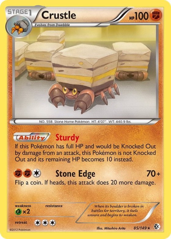 Crustle - Reverse Holo