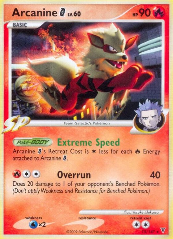 Arcanine G - Reverse Holo