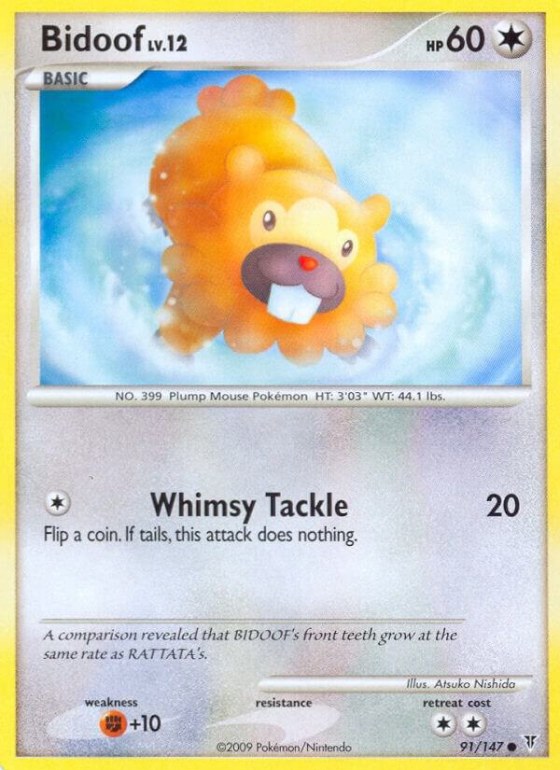 Bidoof - Reverse Holo
