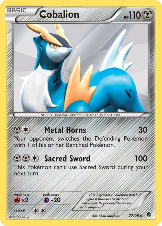 Cobalion - Reverse Holo