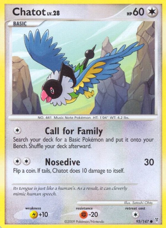 Chatot - Reverse Holo
