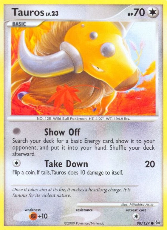 Tauros - Reverse Holo