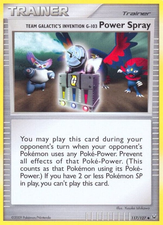 Team Galactic's Invention G-103 Power Spray - Reverse Holo