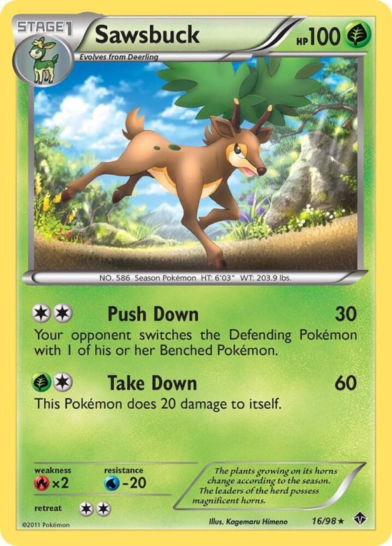 Sawsbuck - Reverse Holo