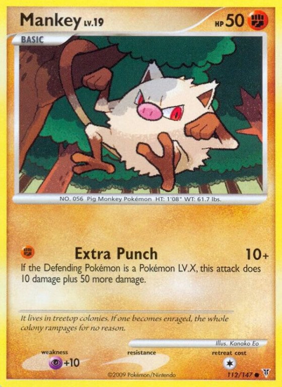 Mankey - Reverse Holo