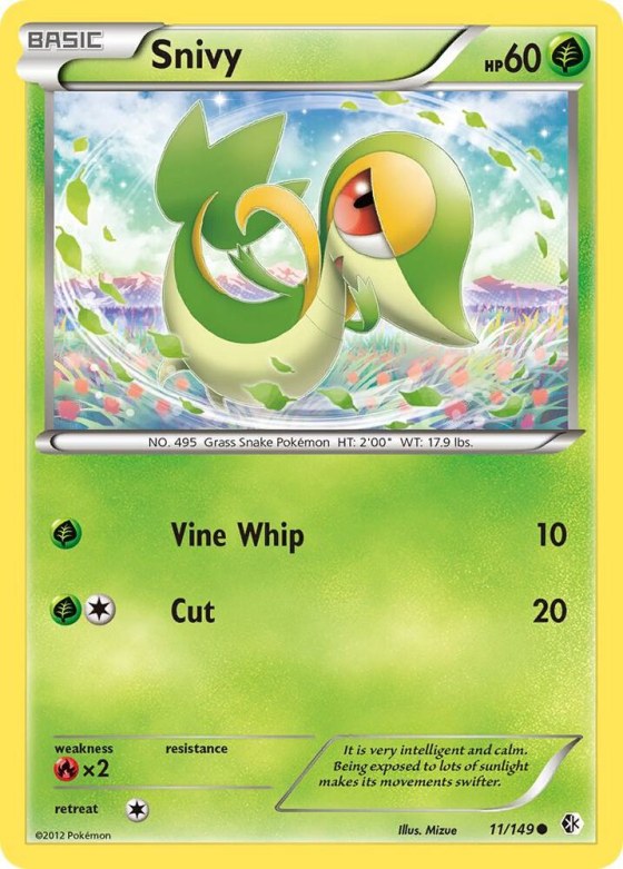 Snivy - Reverse Holo