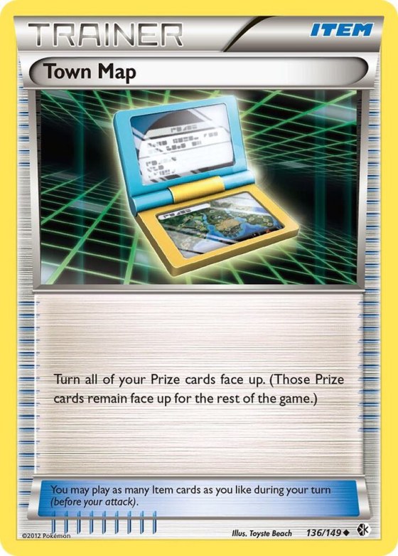 Town Map - Reverse Holo