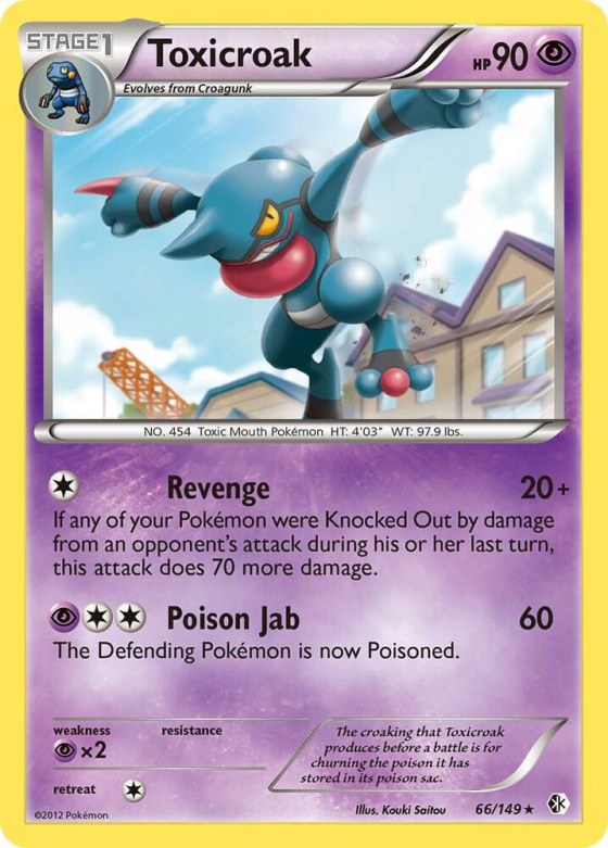 Toxicroak - Reverse Holo