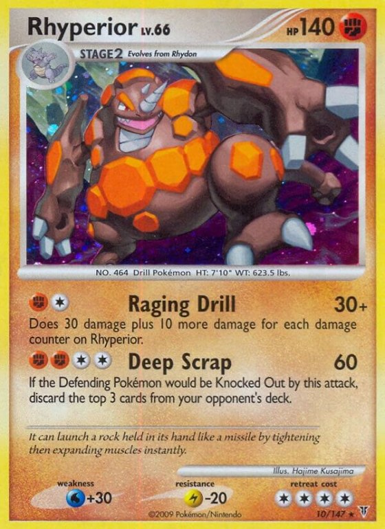 Rhyperior - Reverse Holo