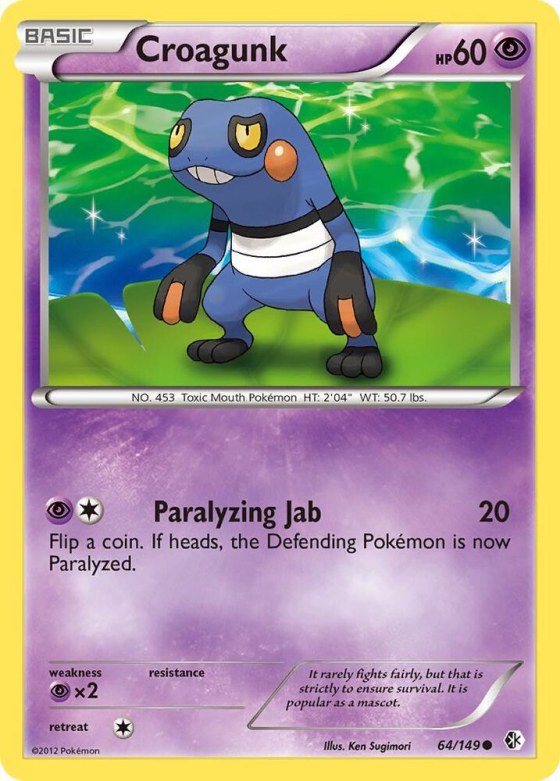 Croagunk (64) - Reverse Holo