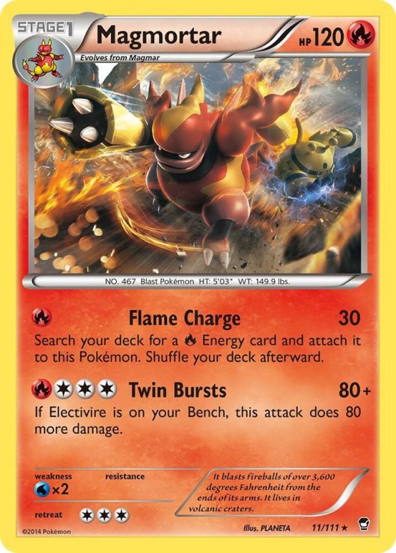 Magmortar - Reverse Holo