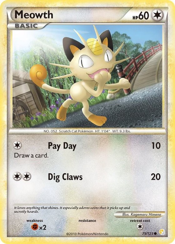 Meowth - Reverse Holo
