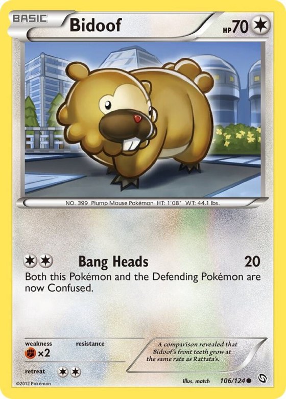Bidoof - Reverse Holo