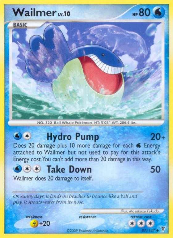 Wailmer - Reverse Holo