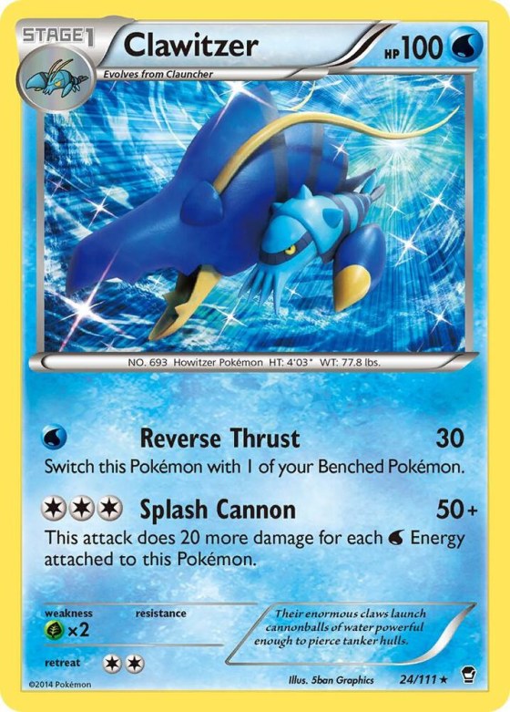 Clawitzer - Reverse Holo