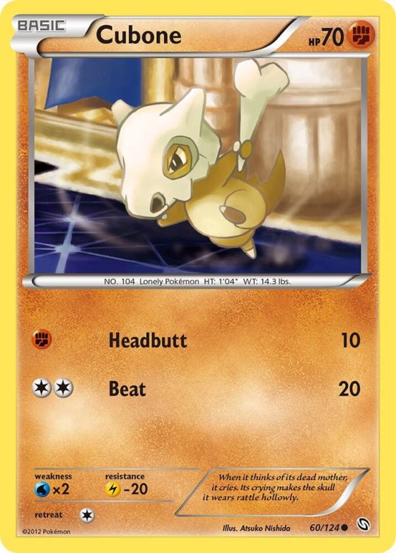 Cubone - Reverse Holo