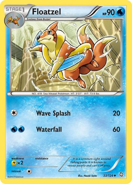 Floatzel - Reverse Holo
