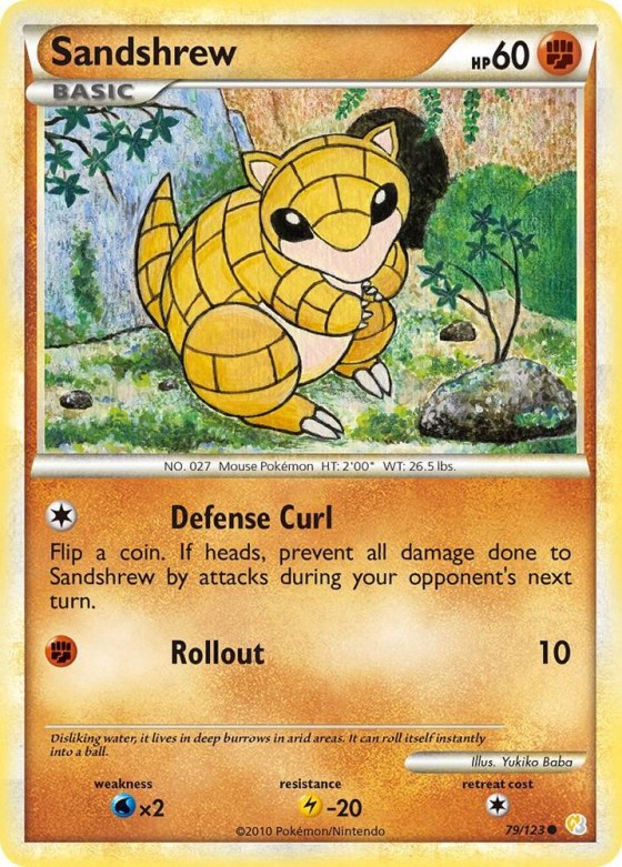 Sandshrew - Reverse Holo