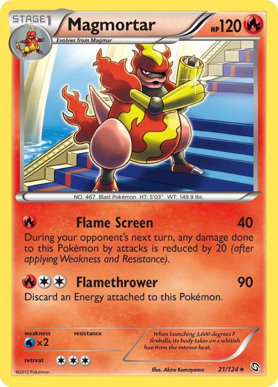 Magmortar - Reverse Holo