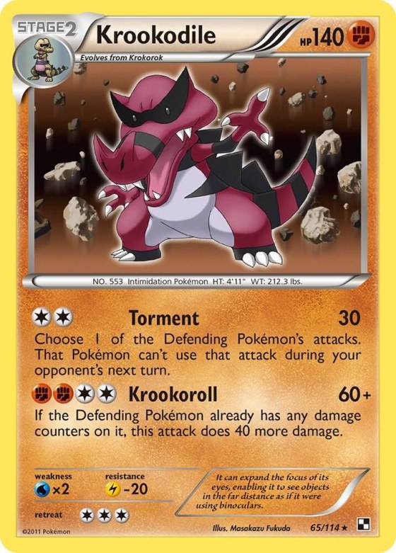 Krookodile - Reverse Holo