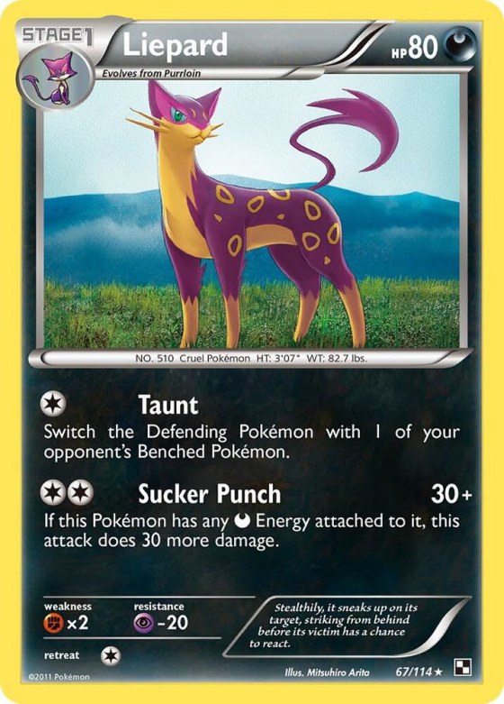 Liepard - Reverse Holo