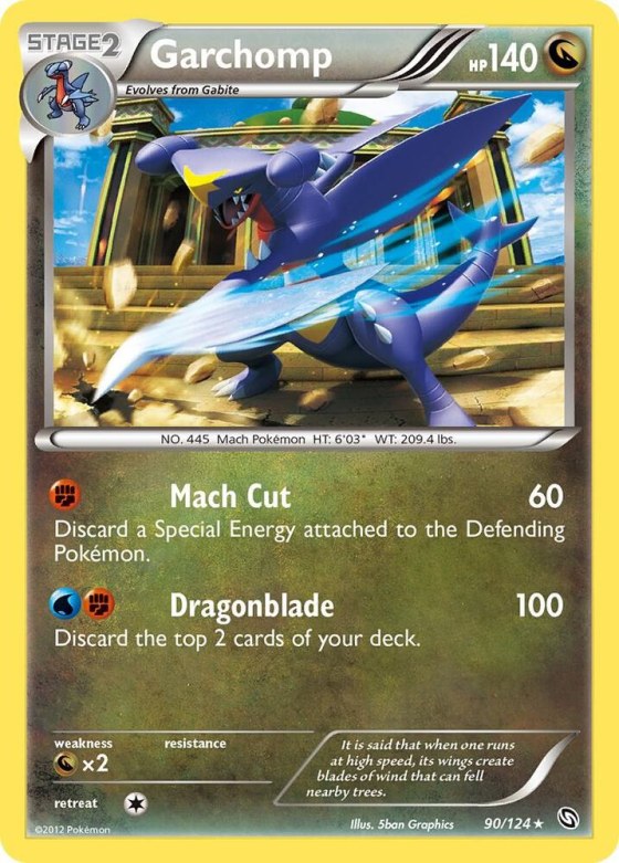 Garchomp (90) - Reverse Holo