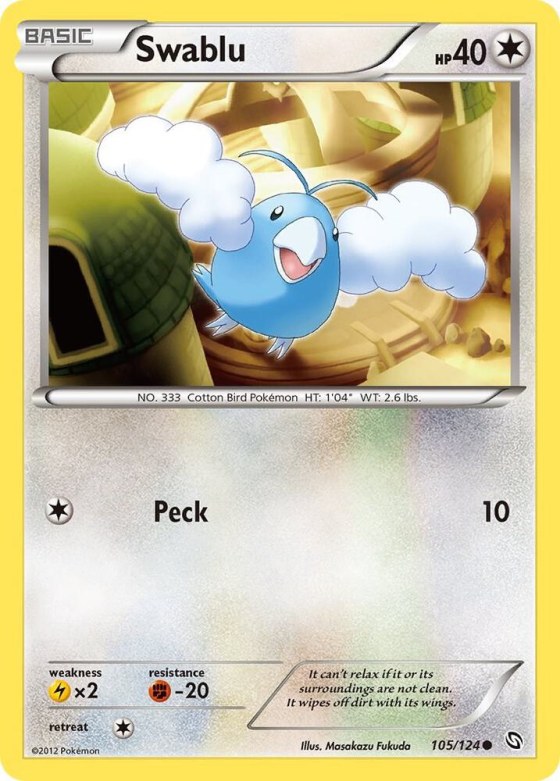 Swablu (105) - Reverse Holo