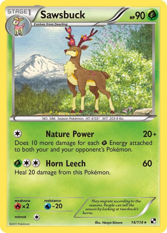 Sawsbuck - Reverse Holo