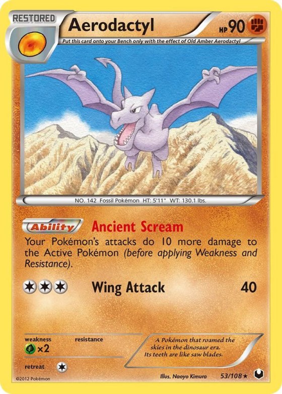 Aerodactyl - Reverse Holo