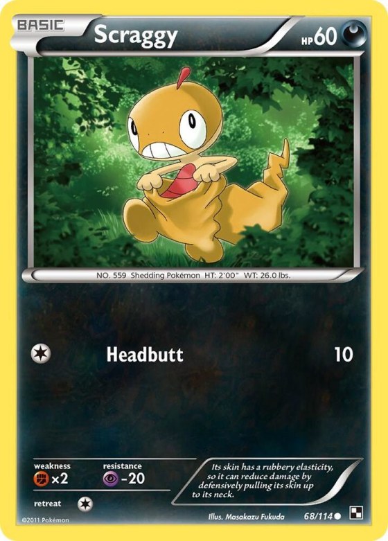 Scraggy - Reverse Holo