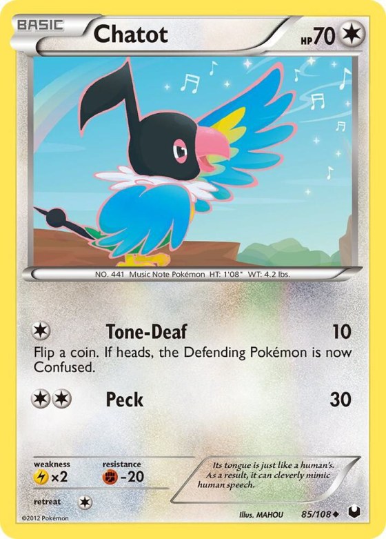 Chatot - Reverse Holo